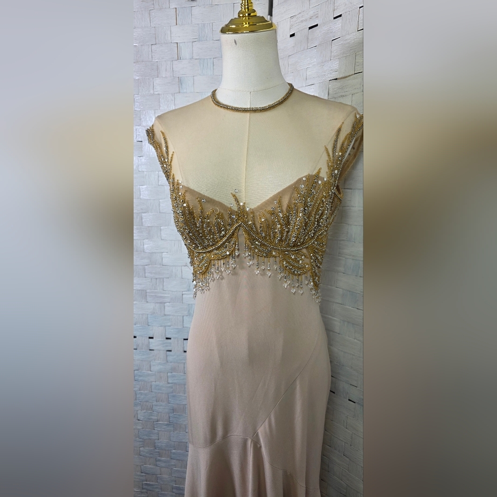 VINTAGE 90's SUMIKO OF AMERICA GOWN - Picture 8 of 12